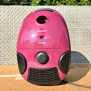 Bissell 4122 Zing Bagged Canister Vacuum Cleaner Tested Works